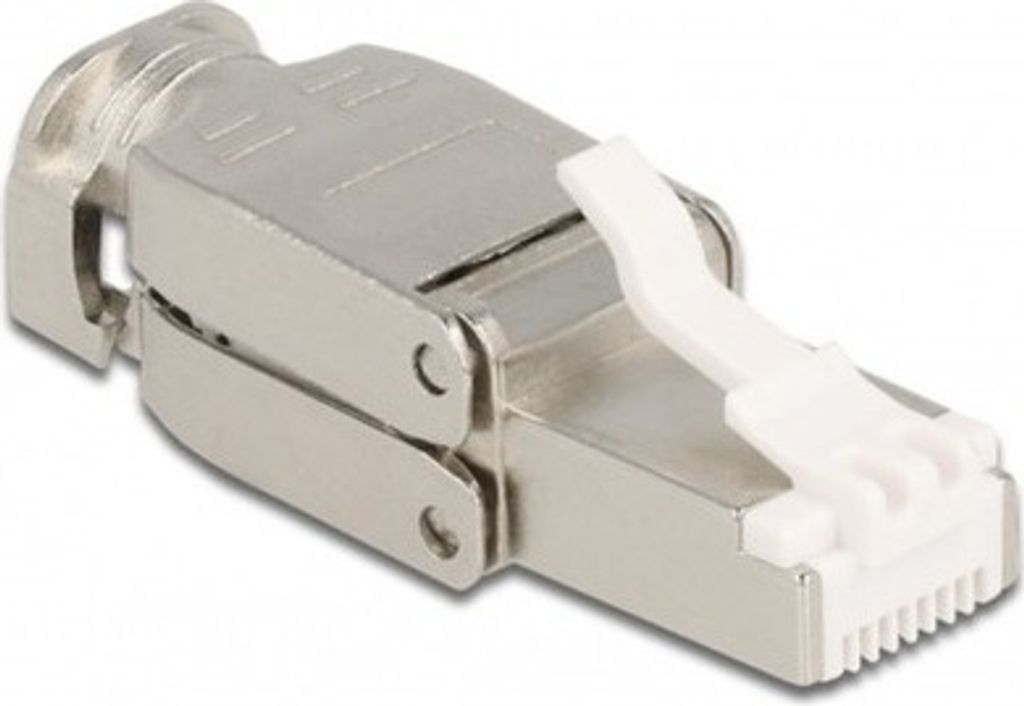 DELOCK RJ45 Stecker Cat.6A STP werkzeugfrei