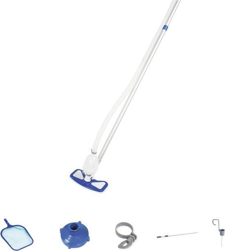 Reinigungssatz für Schwimmbäder - Vakuumreiniger und Zubehör
