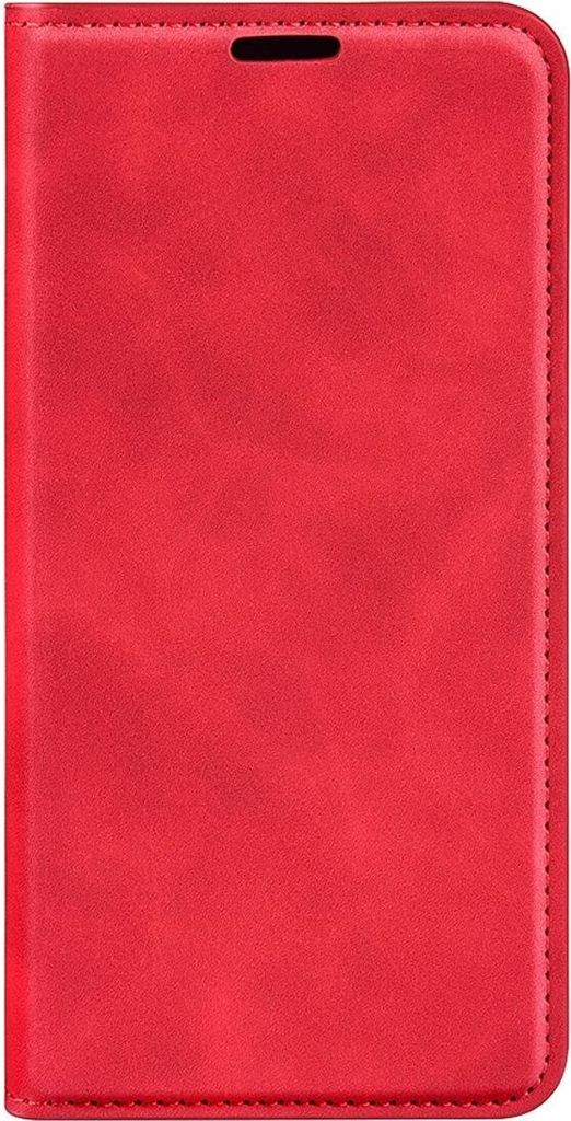 König Design Hülle kompatibel mit Samsung Galaxy A23 Kunstleder Handyhülle - Handy Case Rot
