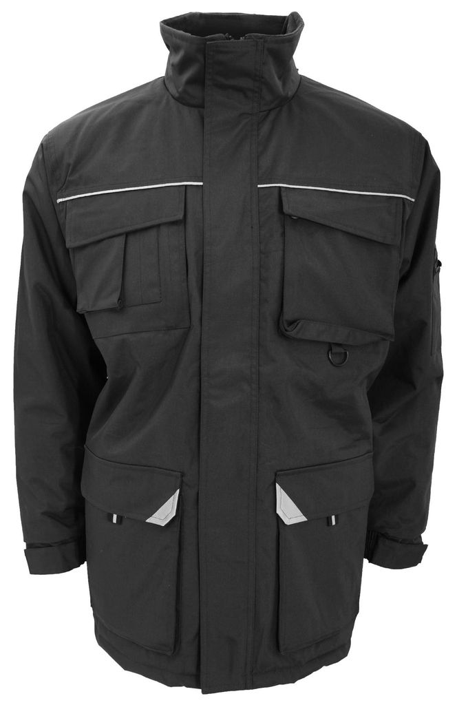 Result Herren Sabre Arbeitsmantel / Mantel FK990 (Large) (Schwarz)