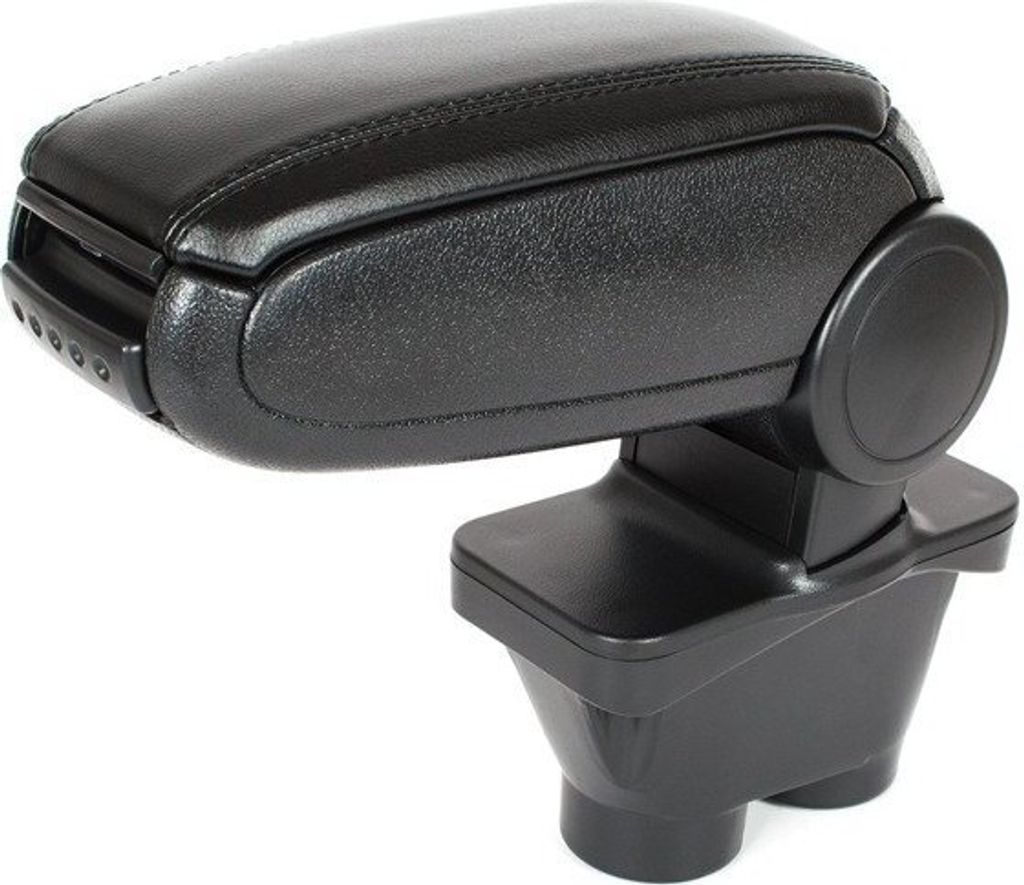 Mittelarmlehne Armlehne KLAPPBAR Leder Schwarz für Peugeot 208 ab 2012-