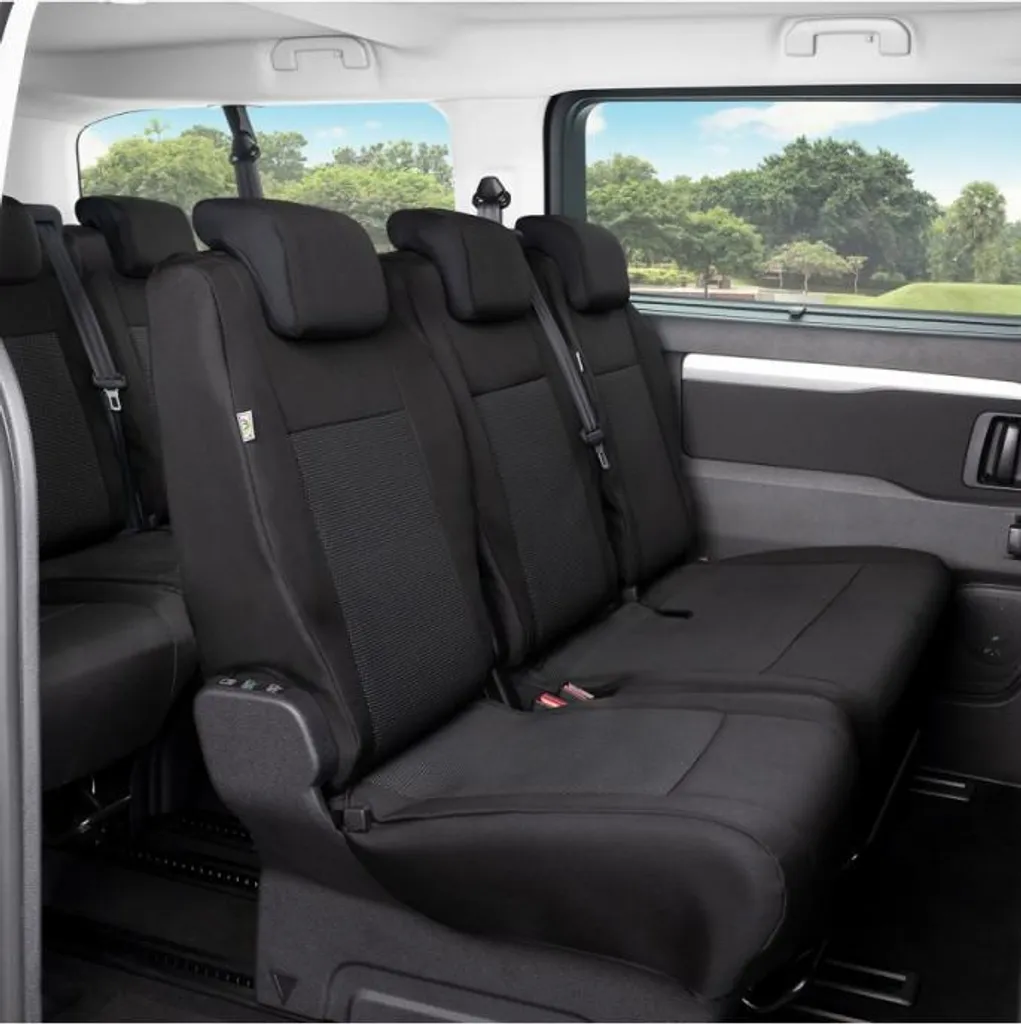 Housses Toyota ProAce 2016- en Tissu Renforcé (3 Dossiers + 2 Sièges)