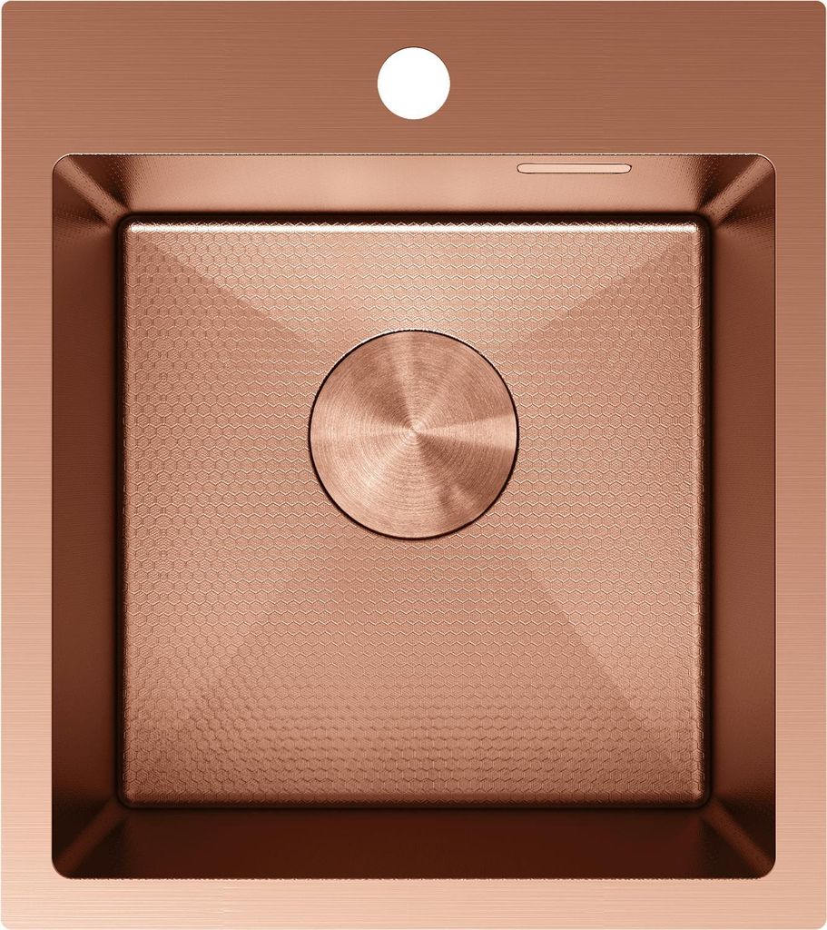Mexen Solix lavello in acciaio 1 vasca 400 x 450 mm, rame Immagine del prodotto 