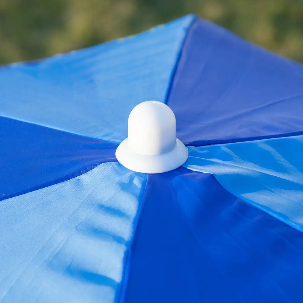 Ensemble Table Chaises Enfant avec Parasol pour Protéger du Soleil Bleu - 7