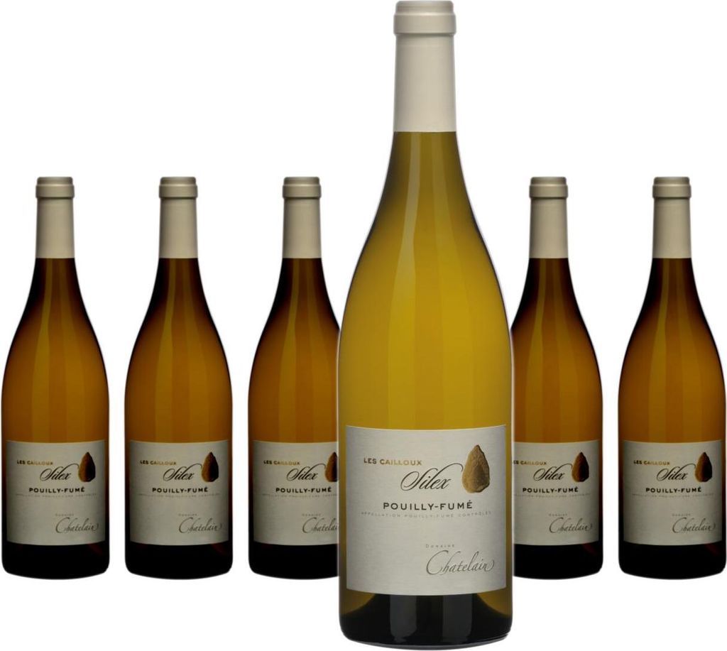 6 x Chatelain Les Cailloux Silex Pouilly-Fumé
