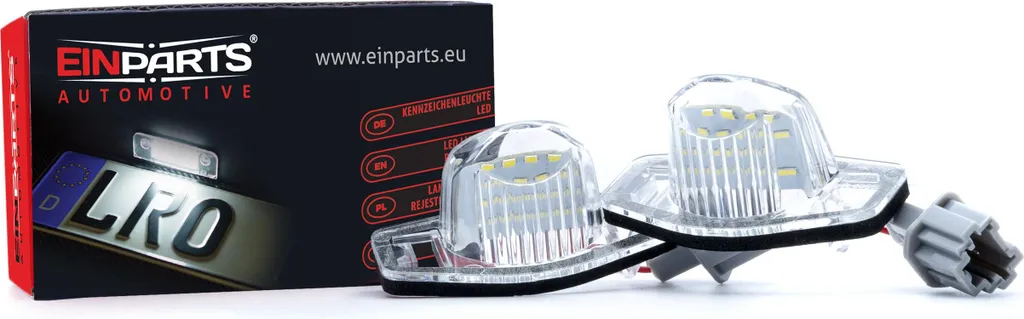 Éclairage LED pour Plaque Honda : Solution Anti-Erreur Pack de 2X