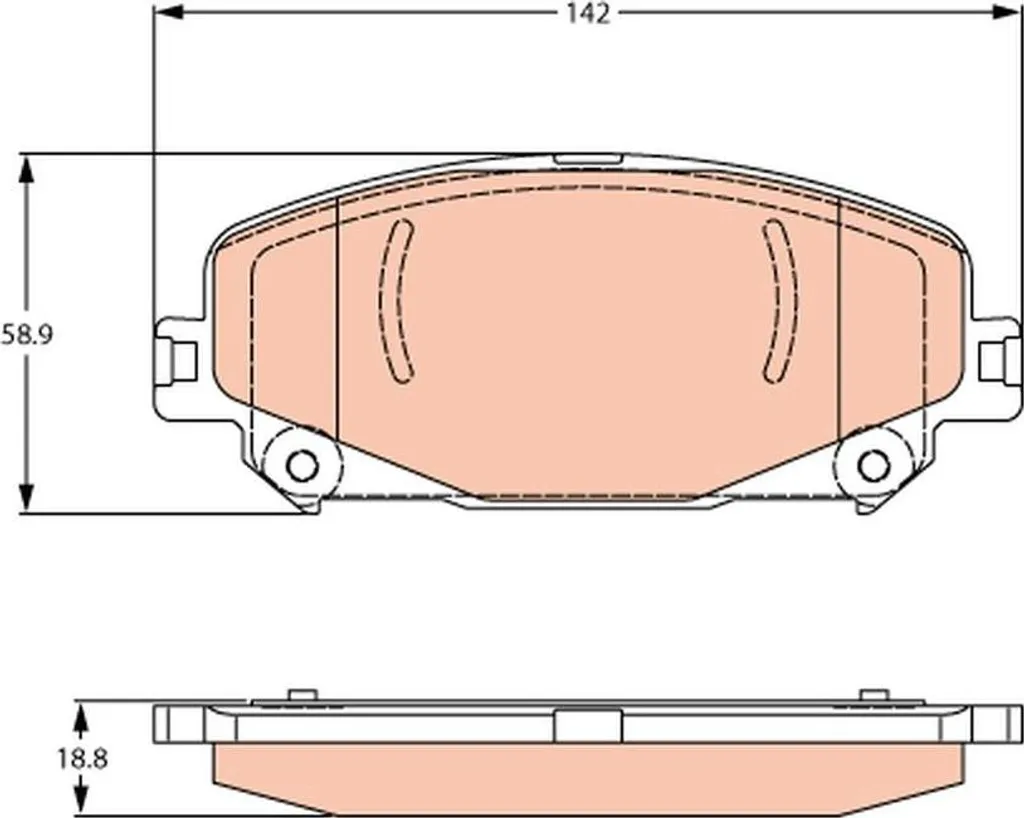 Plaquettes de frein avant Renault Arkana Captur Megane et Talisman Dci