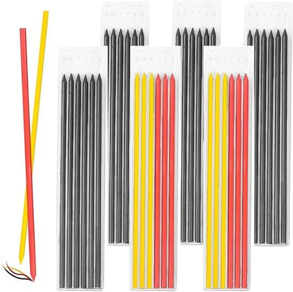 Crayons de couleur lot de 36 pour le bricolage et travail du bois