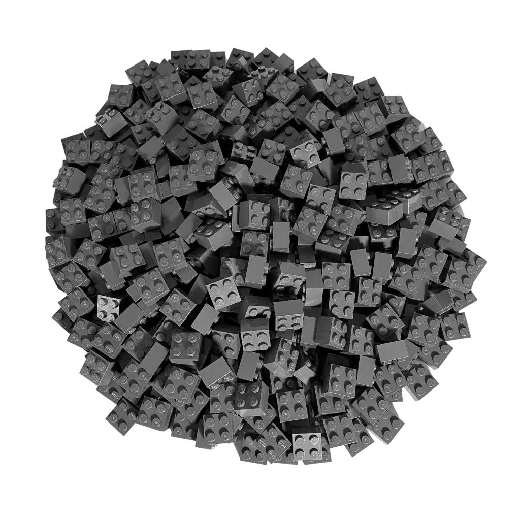LEGO® Briques 2x2 Gris foncé - 3003 NOUVEAU  Quantité 250x Image du produit 