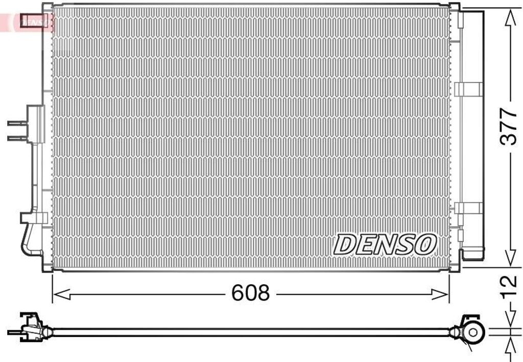 DENSO DCN43003 Kondensator Klimaanlage Klimakondensator für Produktbild 