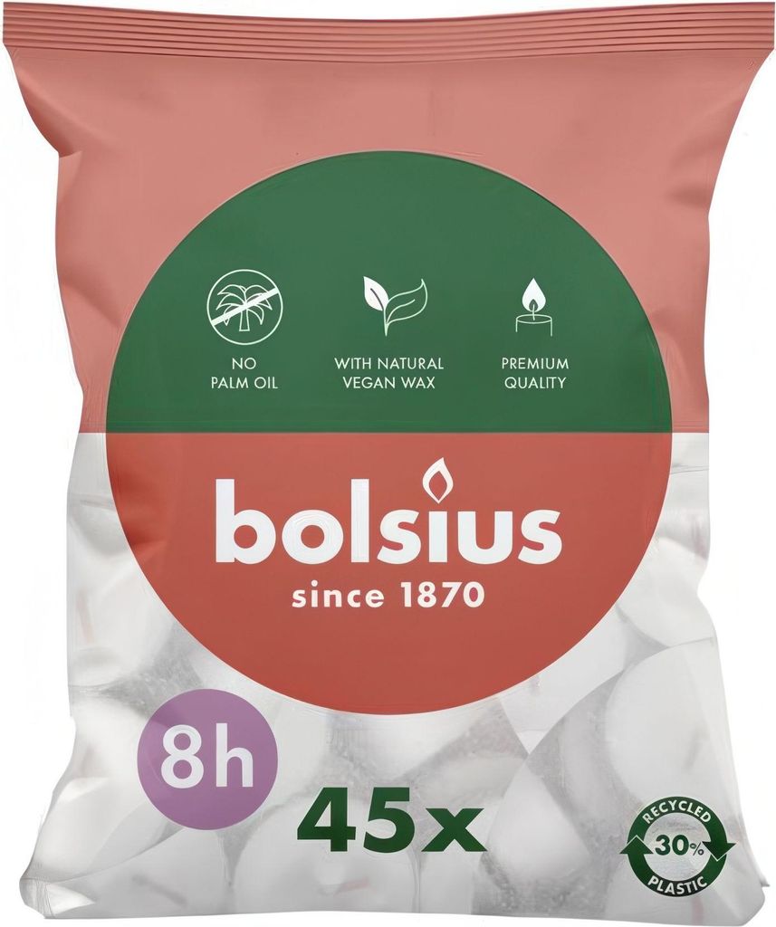 Podgrzewacze BOLSIUS 8 godzin 45 sztuk Zdjęcie produktu 