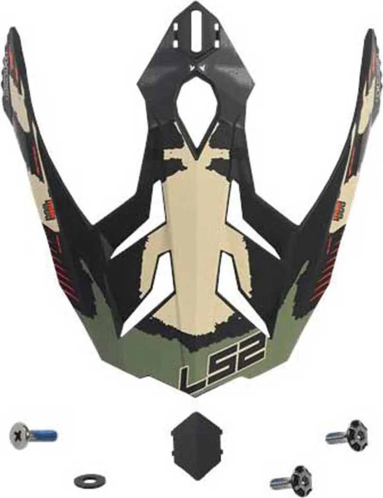 Visière LS2 MX701 Explorer Extend Beige - Écran Solaire pour Casque MX701