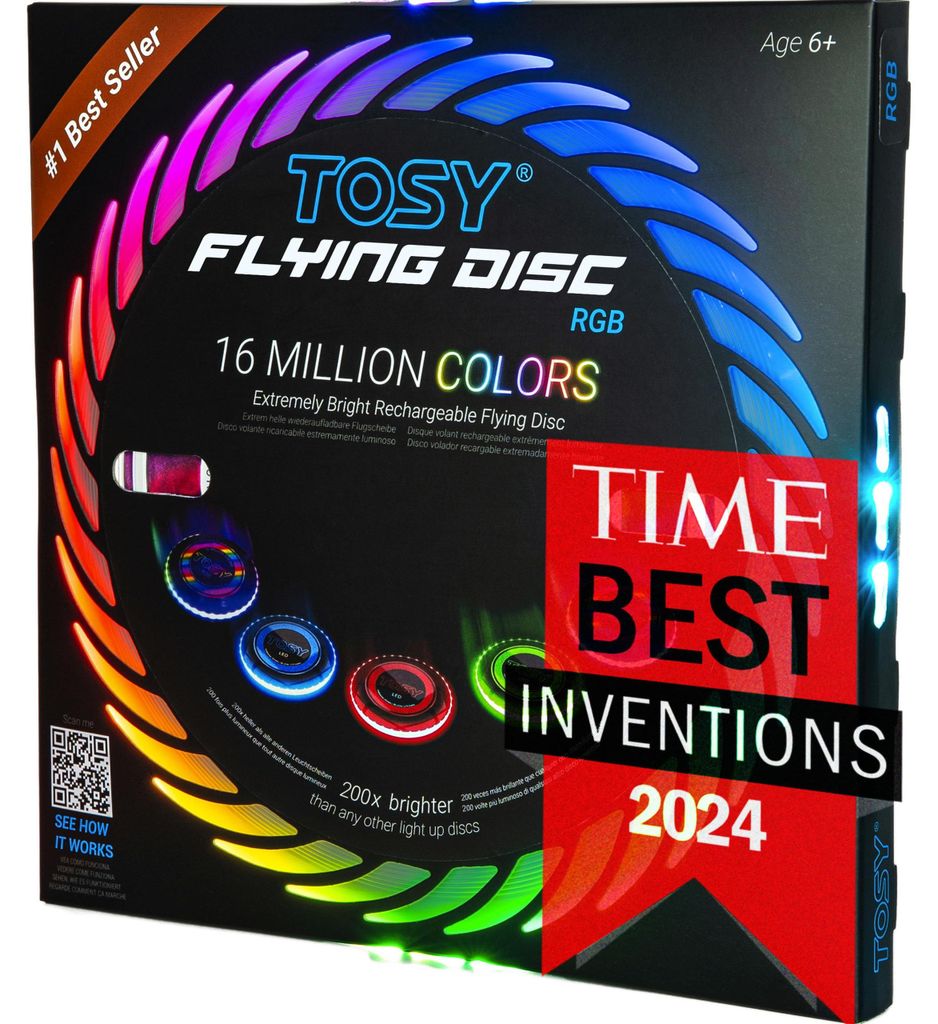 TOSY Vliegdisc – 108 RGB-LED's met 16 miljoen kleuren, zeer Productafbeelding 