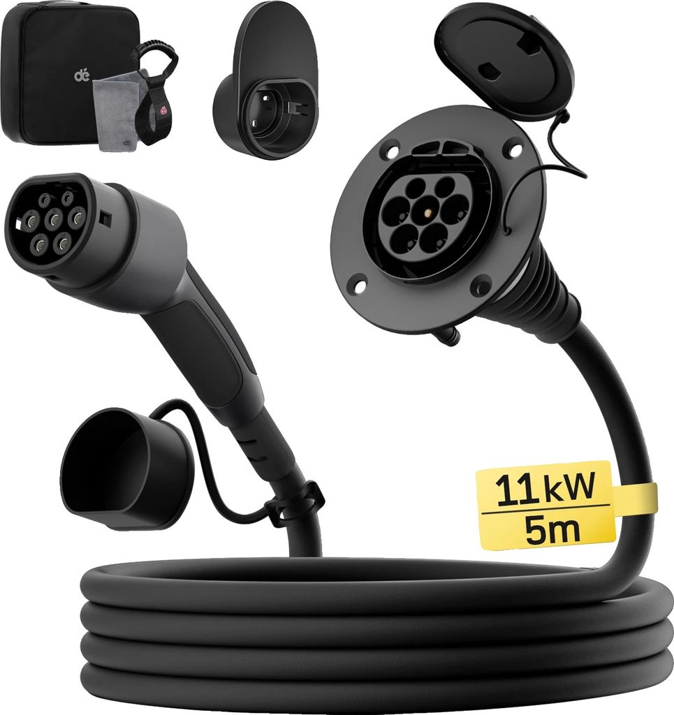 Prodlužovací kabel typu 2, 11 kW, krytí IP55, provozní Obrázek produktu 
