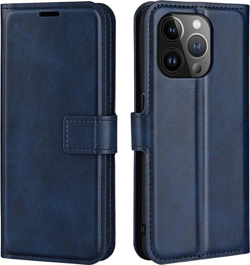 iPhone 15 Pro Max Hülle - Coverup Deluxe Klapphülle - Blau