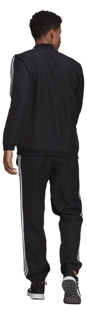 adidas Trainingsanzug Woven Männer 3 Streifen schwarz