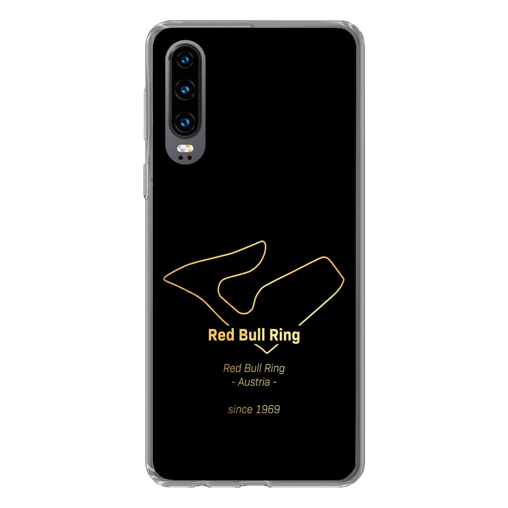 MuchoWow Handyhülle Schutzhülle Hülle für Huawei P30 Red Bull Ring - Österreich - Rennstrecke Silikon Softcase Handy Hülle - Kartenbesitzer