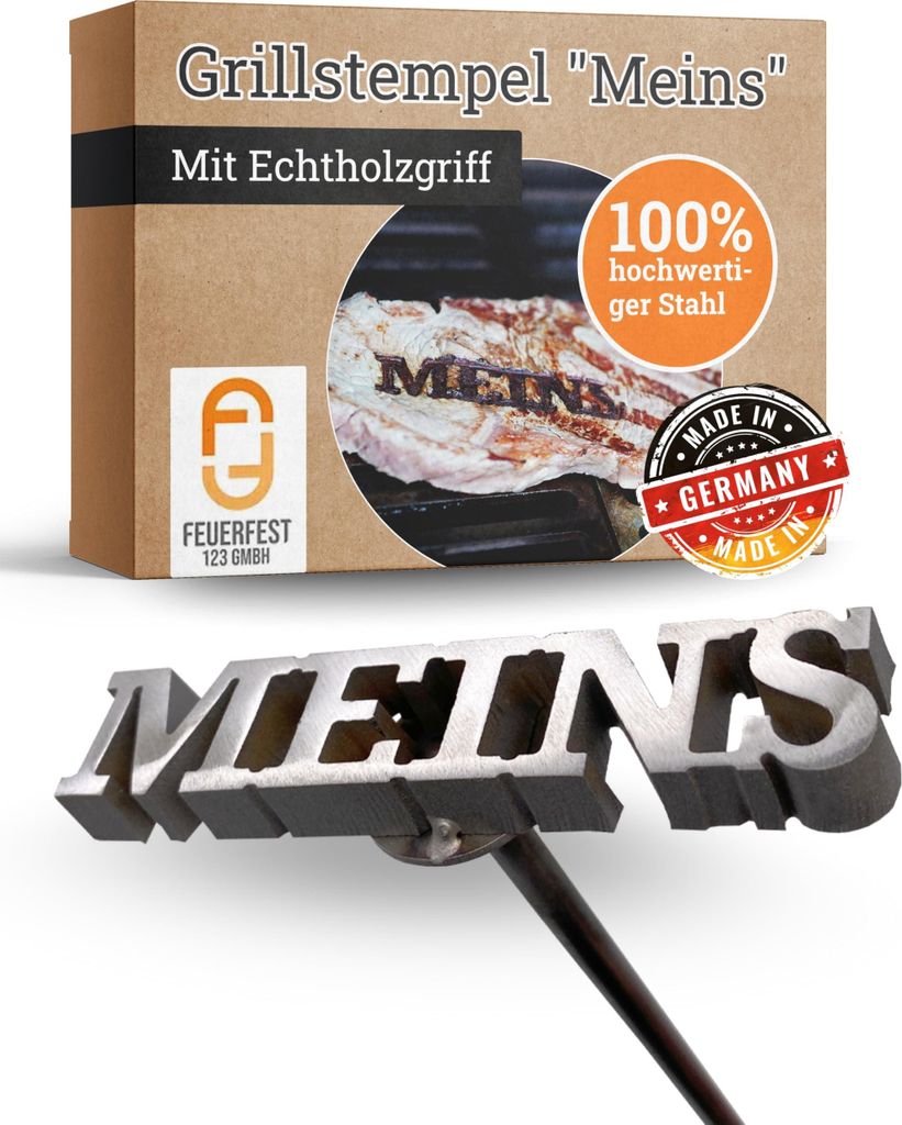 Grillstempel "MEINS"