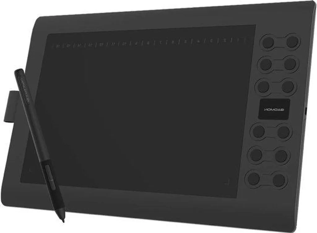 Tablette graphique 10x6 pouces avec 8192 niveaux de pression et stylet