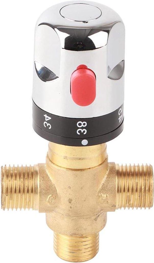Thermostatische Mischpumpe aus Edelstahl für Duscharmatur - Automatische Berührungsfreie Badarmatur mit Temperaturregelung.