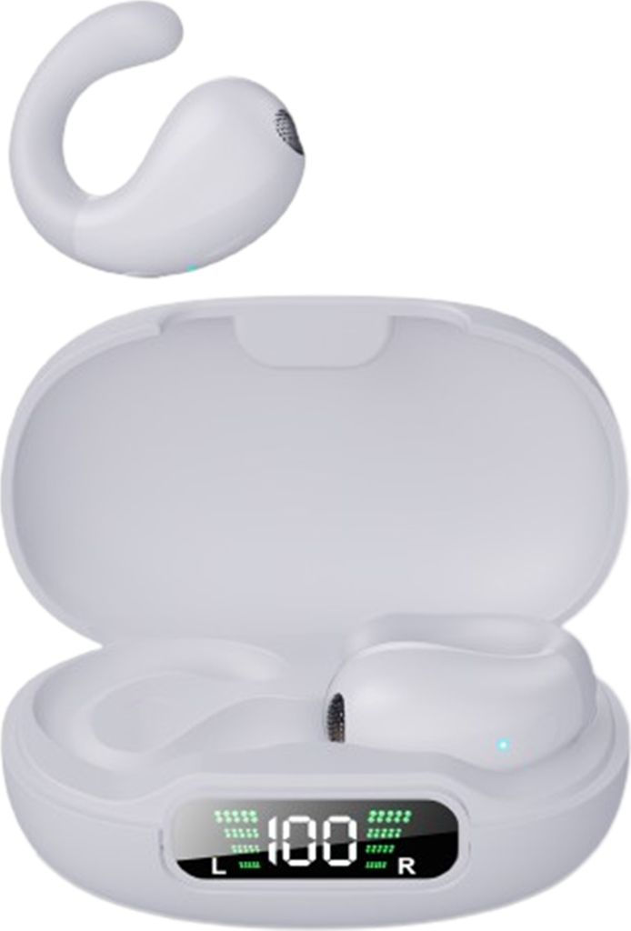 Kabelloses Bluetooth-Headset, gerichtete Tonübertragung Pulse DT3.0/BT 5.3/Panorama-3D-Soundeffekt/ENC-Rauschunterdrückung/Smart Touch