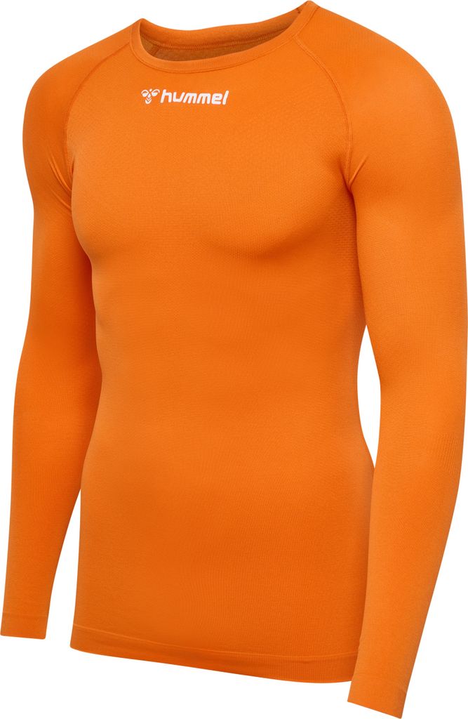 Hummel Hmlbl Comfort 2.0 Tee L/S - orange tiger, Größe:L