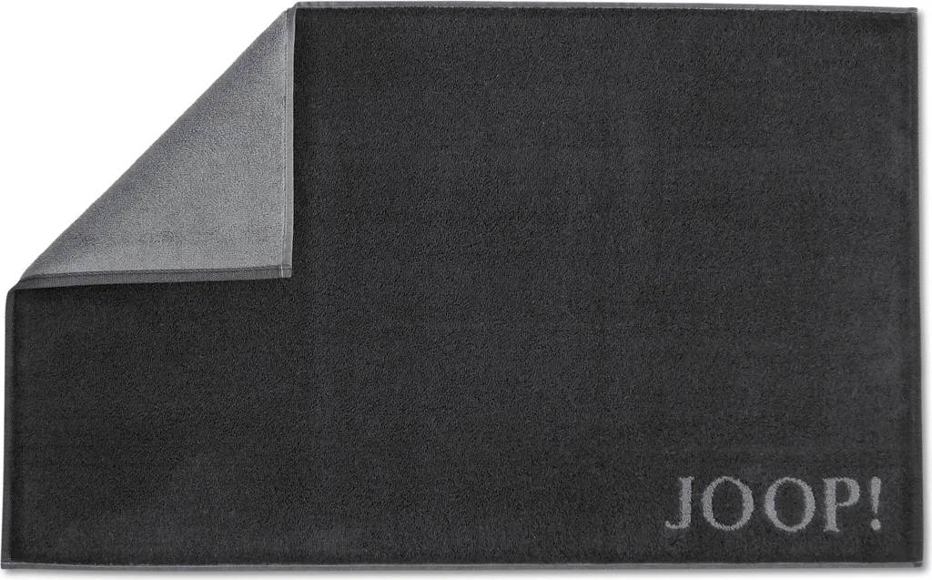 Tappetino Doccia Joop! 1600-090 Nero Antracite 50x80 Cotone