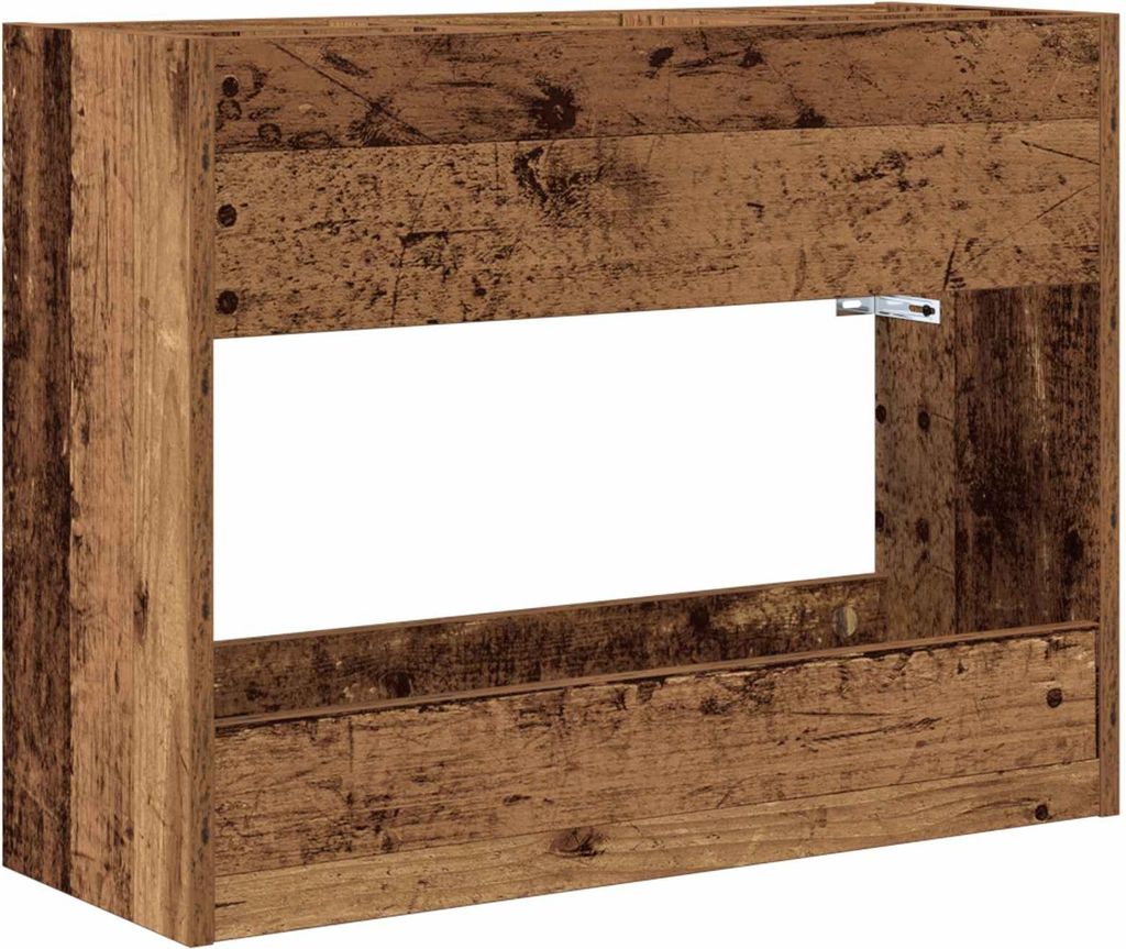 vidaXL Sonnenschirmhalter Altholz 65 x 24 x 50 cm Holzwerkstoff