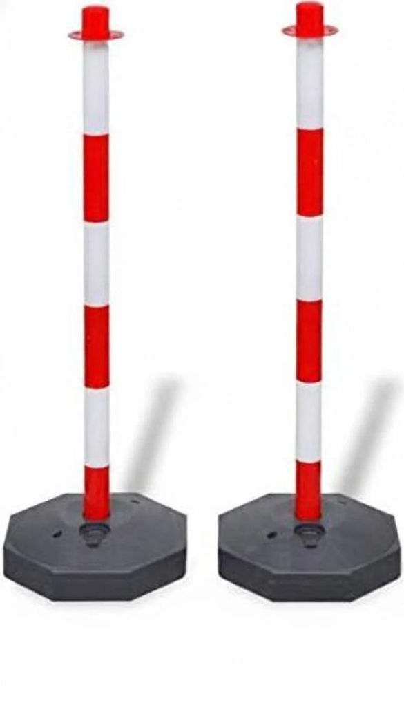 2 Stück Flexible Absperrpfosten Produktbild 