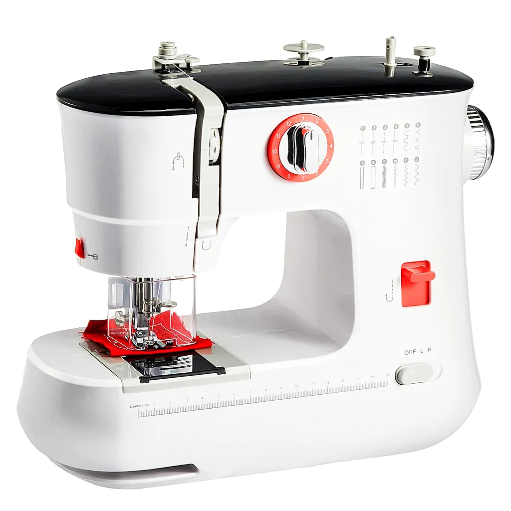 Machine à coudre portable avec 12 programmes de couture et table