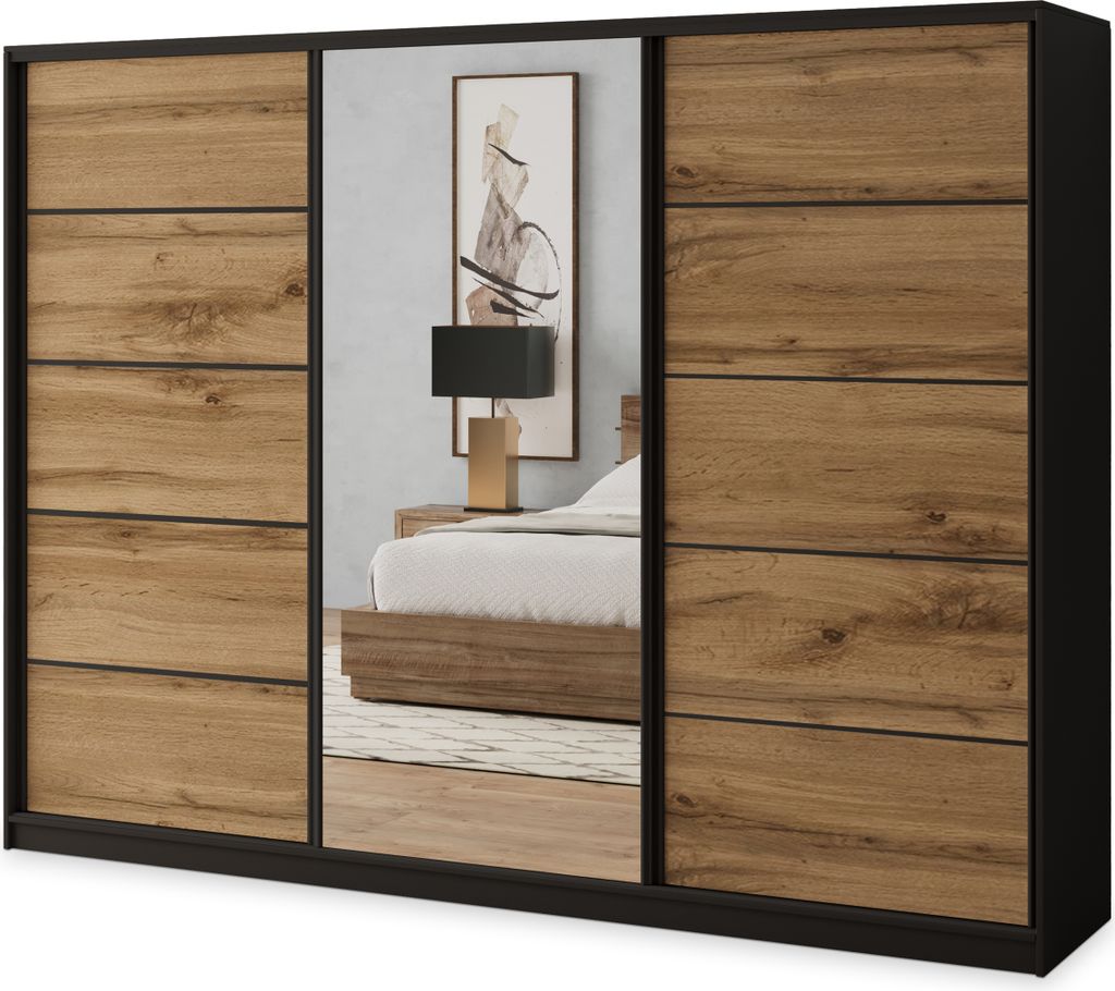 Masseno Schiebetürenschrank NATA 270/205/58 cm Produktbild 
