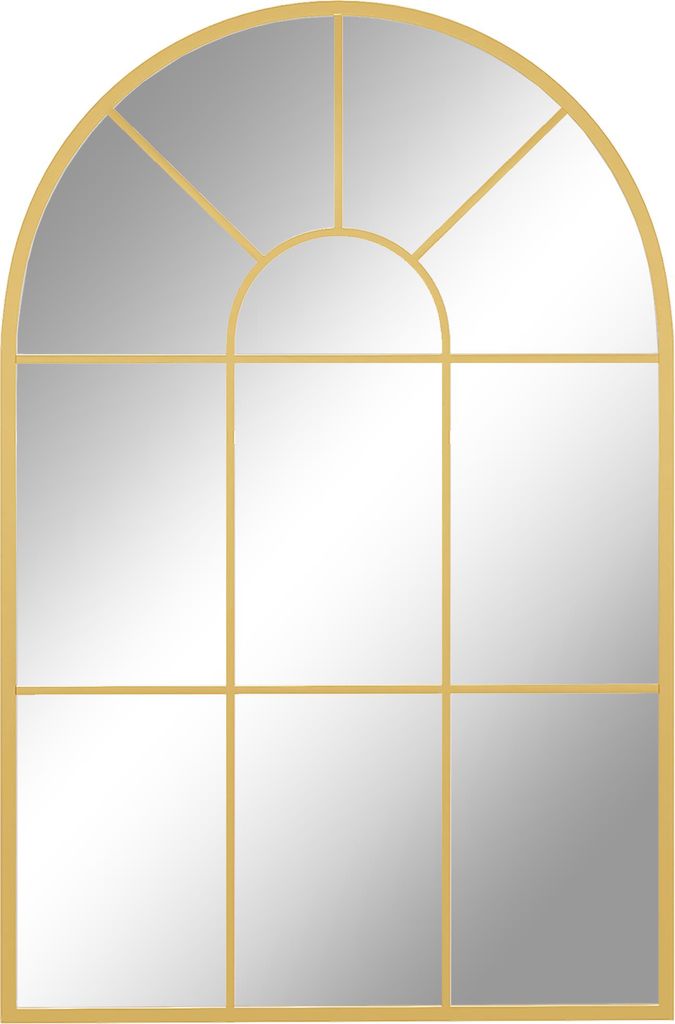 Lustro ścienne HOMCOM 91 x 60 cm Lustro okienne z metalową Zdjęcie produktu 