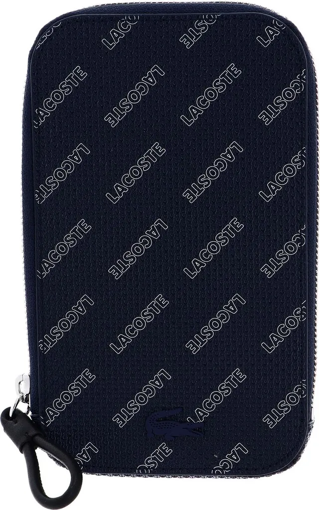 Sac à épaule Lacoste en cuir piqué pour téléphone portable Eclipse