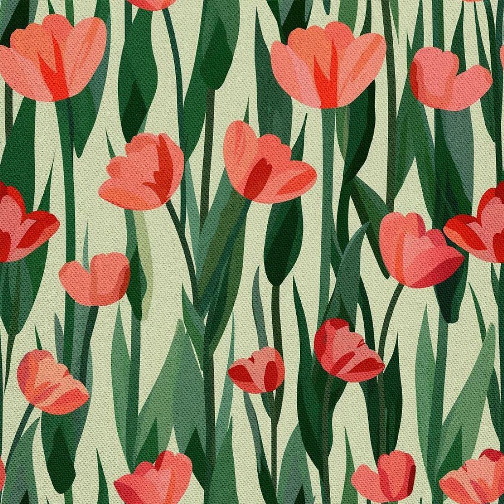 OUTDOOR DEKOSTOFFE OXFORD - Motiv Frühling I DX7595