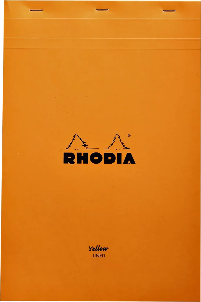 Bloc-notes Professionnel A4+ Rhodia Jaune Ligné pour Prise de Notes