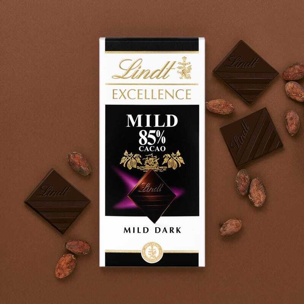 Lindt i Sprüngli Excellence Mild 85% ciemna czekolada 100g Zdjęcie produktu 6