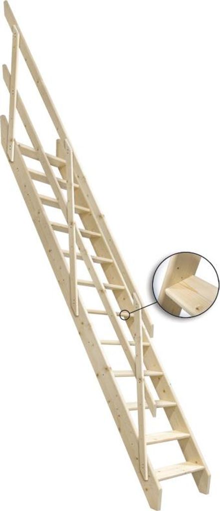4iQ Wangentreppe "KOPENHAGA 545" Müllertreppe aus Produktbild 