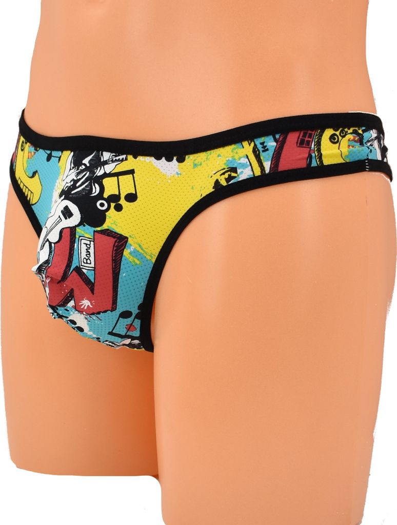 Herren String bunt