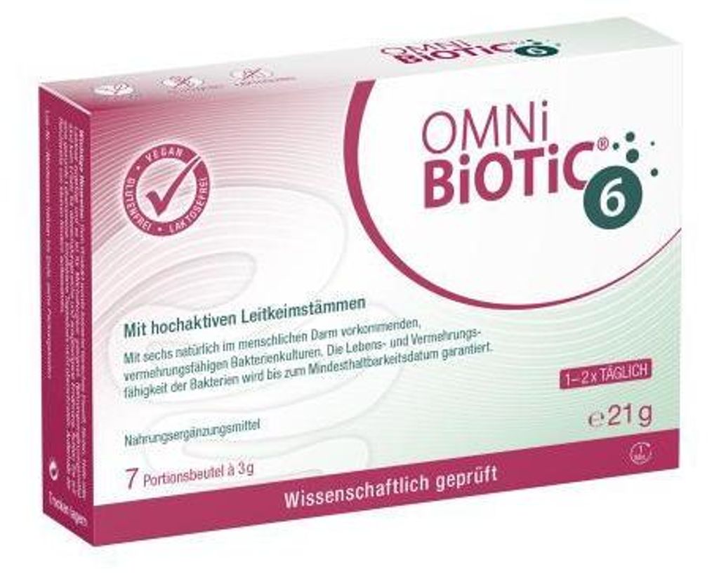 OMNi-BiOTiC 6 s vreckami s vysoko aktívnymi olovenými Obrázok produktu 