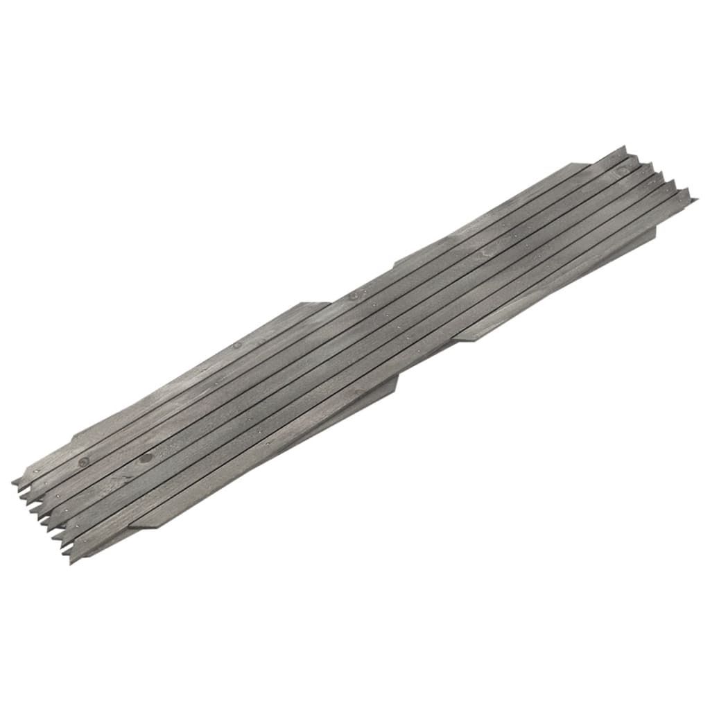 vidaXL Borovica 5 ks sivý plot z masívneho dreva 180x60 cm Obrázok produktu 