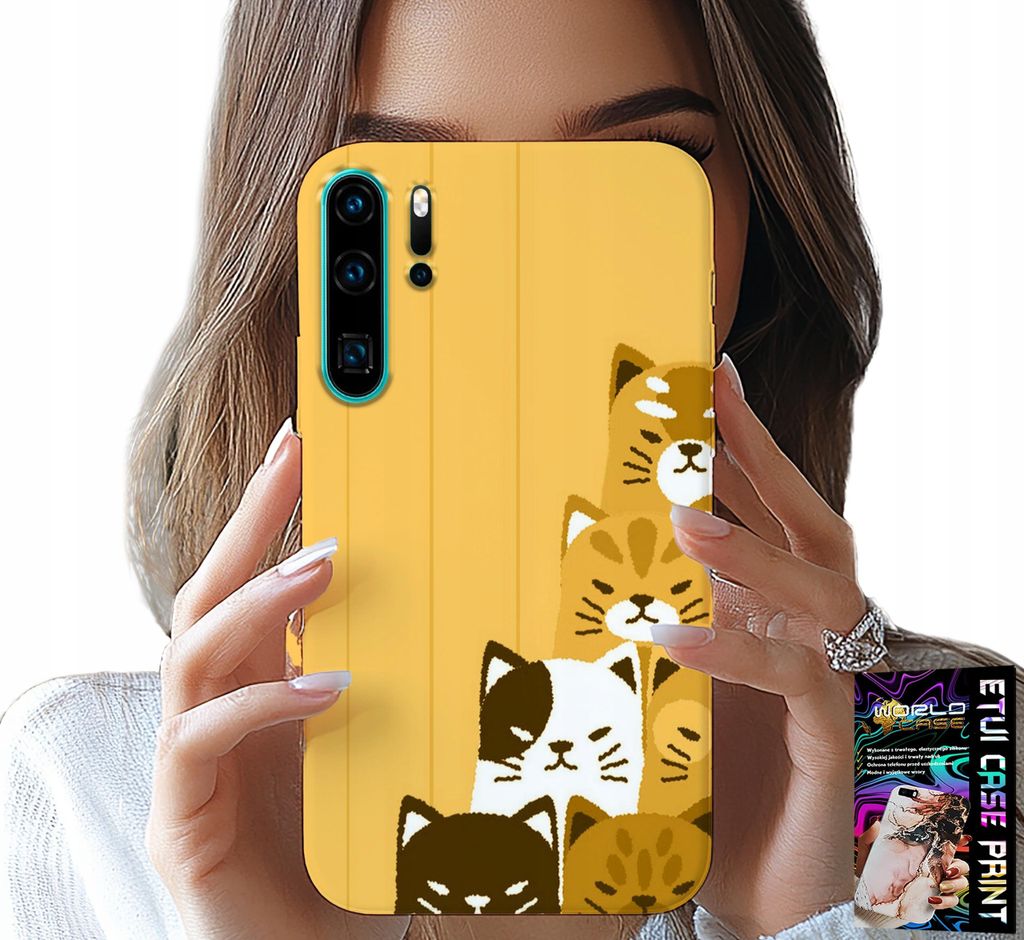 Hülle Für Huawei P30 Pro - Liebe Katze, Designs Mit Katzen, Hülle + Folie