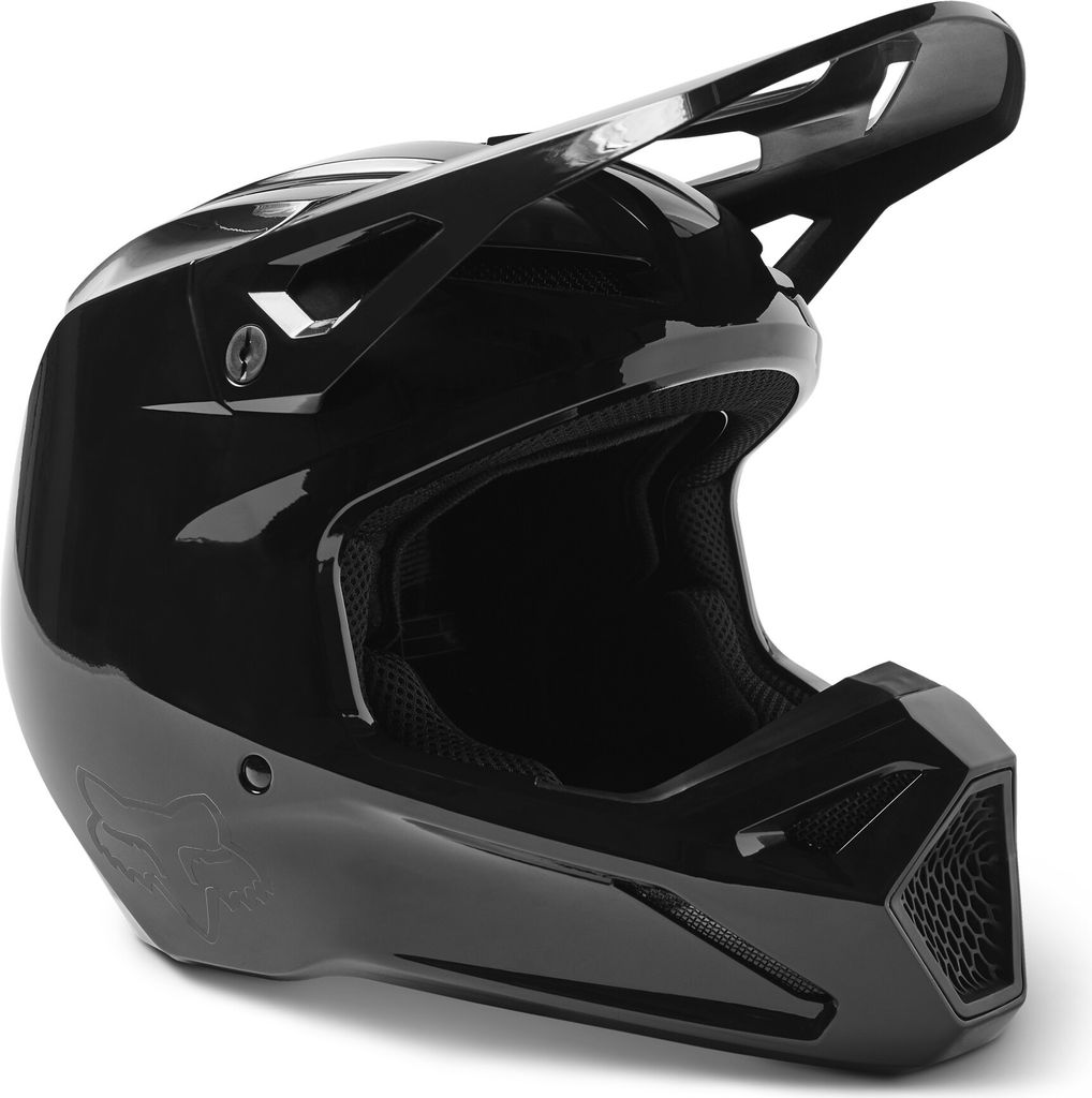 FOX V1 Solid Motocross Helm, schwarz, 2XL (63/64) Produktbild 