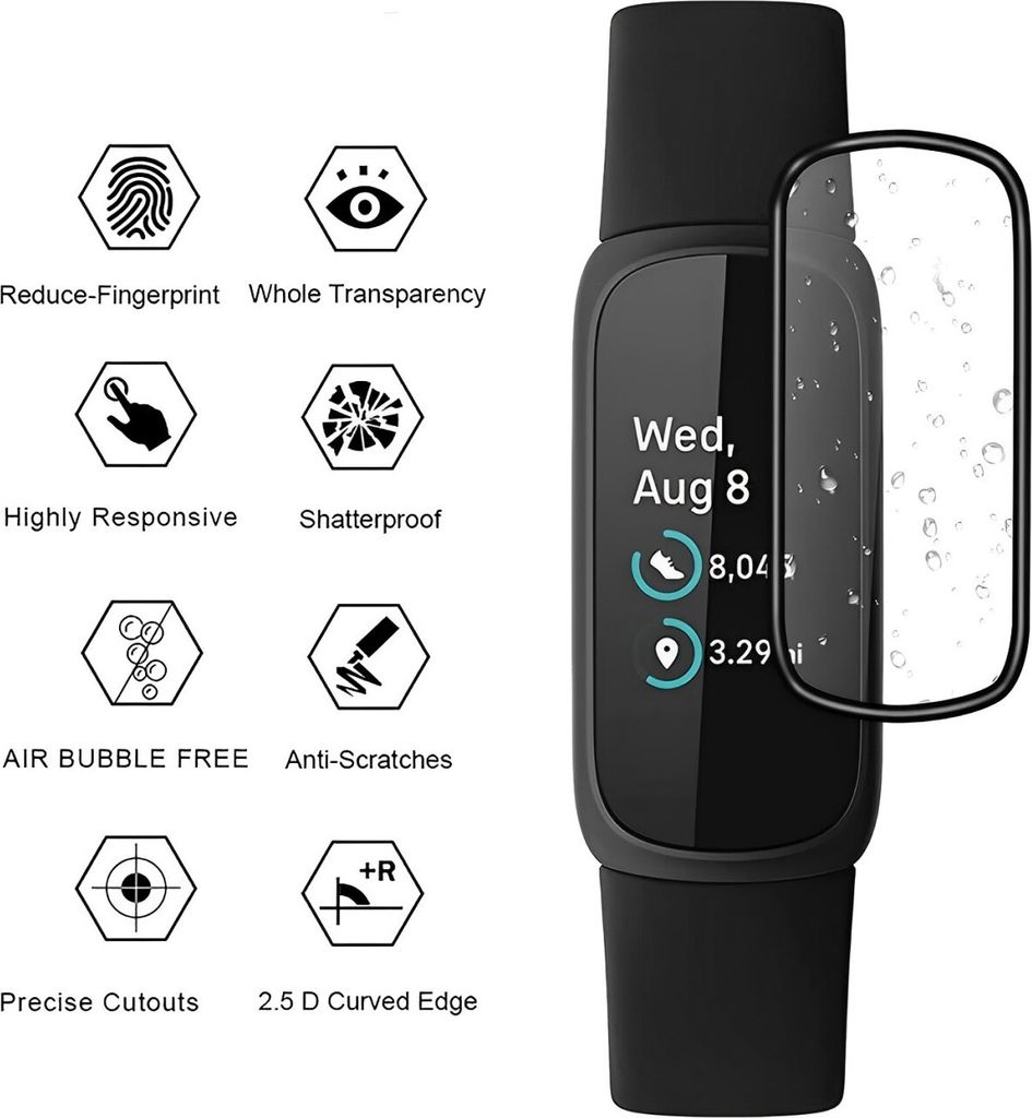 Schutzfolie Für Fitbit inspire 3 Panzerfolie Produktbild 