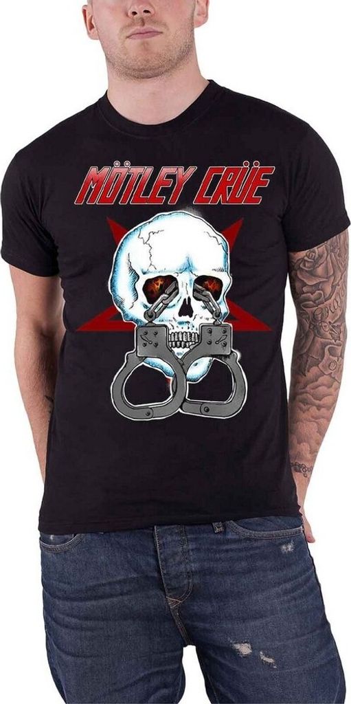 Motley Crue - T-Shirt für Herren/Damen Uni RO1999 (XL) (Schwarz)
