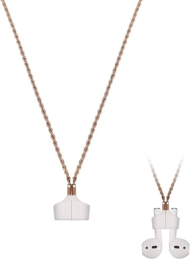 Collier d'écouteurs magnétiques roses pour le sport - Bluetooth 5.3