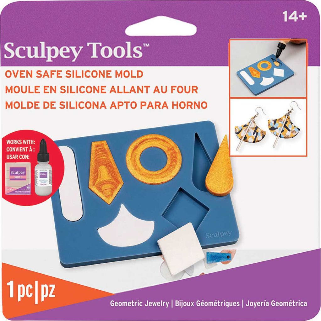 Sculpey Silikonform Für Geometrischen Schmuck