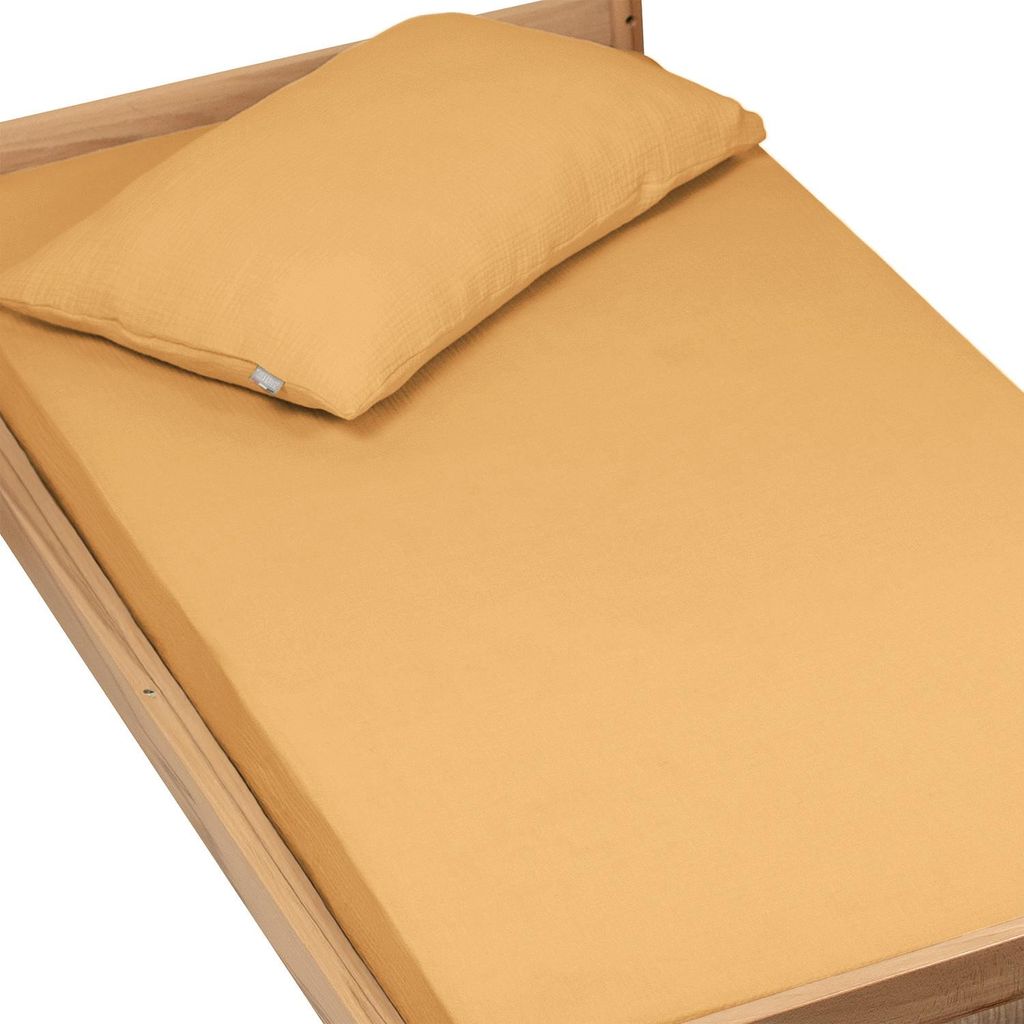 Spannbettlaken Jeanne - 70x140 cm - Kamel | by SEVIRA KIDS