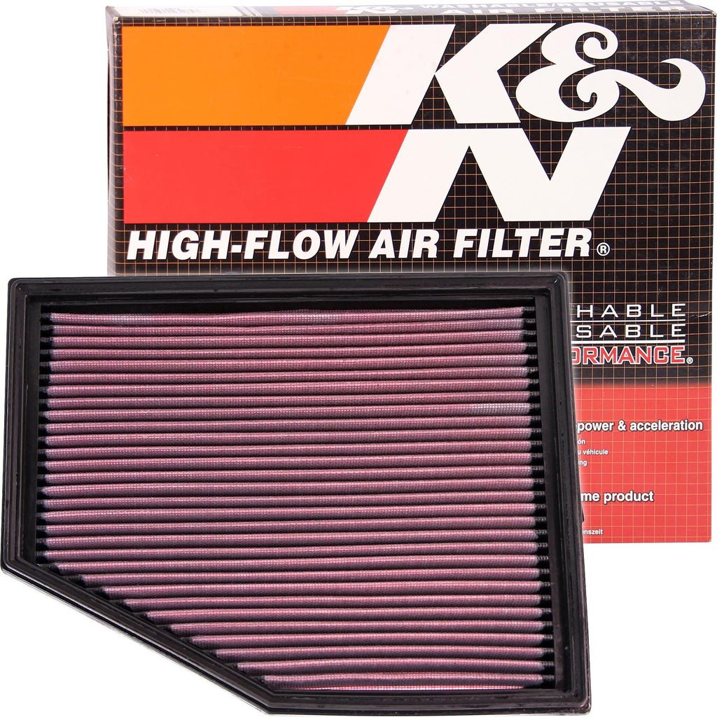 K&N FILTERS Filtre à air (33-2292) pour BMW 5 6 Z4 Auto Image du produit 