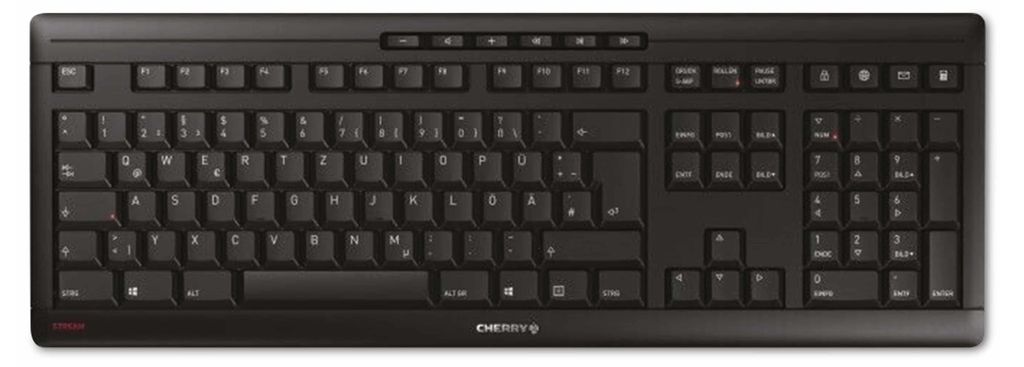 CHERRY JK-8550DE-2 CHERRY STREAM wireless Tastatur kabellos Immagine del prodotto 