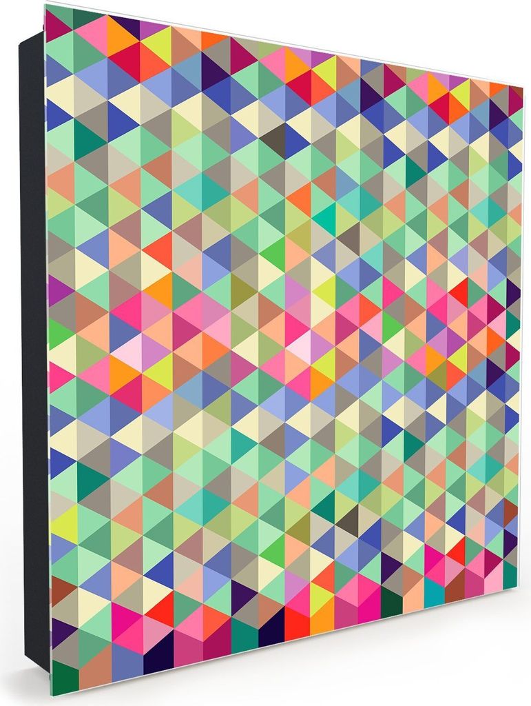 Nachbildung-Schlüsselkasten, Magnetpinnwand und Memoboard mit Glasfront Motiv Farbmuster
